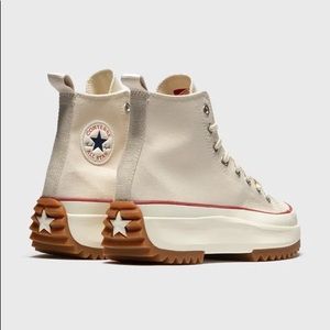 CONVERSE RUN STAR HIKE HI - PARCHMENT/EGRET/GUM HONEY - SIZE 5.5 W / 4 M *NEW*